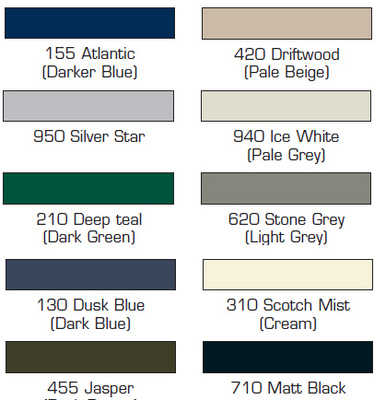 Europlan Locker Colours