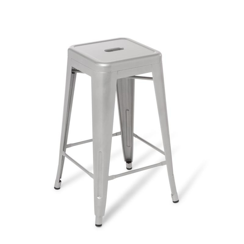 Industry Kitchen Stool Silver 